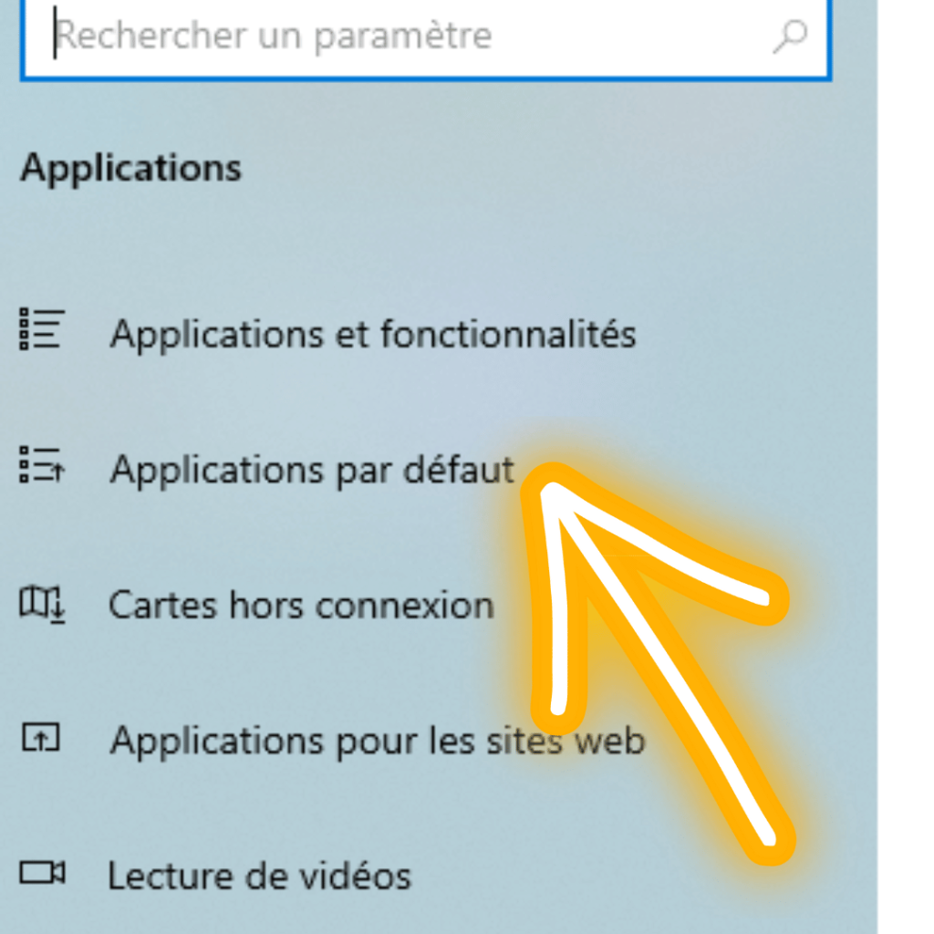 comment changer le navigateur par défaut avec Windows 10